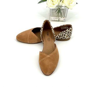 Toms Julie D'Orsay Flat Women’s Size 9.5 Slip-On